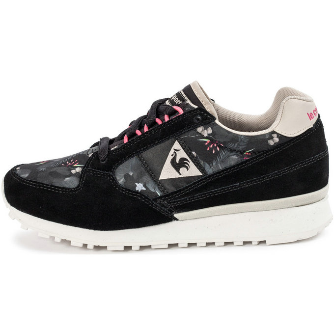 Le Coq Sportif Eclat W Floral Noir - Chaussures De Running Femme